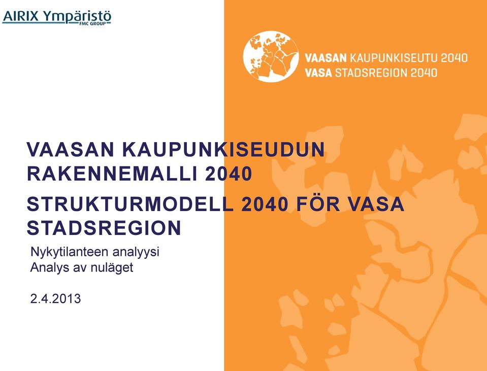 2040 FÖR VASA STADSREGION