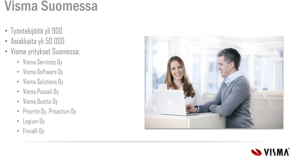 Software Oy Visma Solutions Oy Visma Passeli Oy Visma