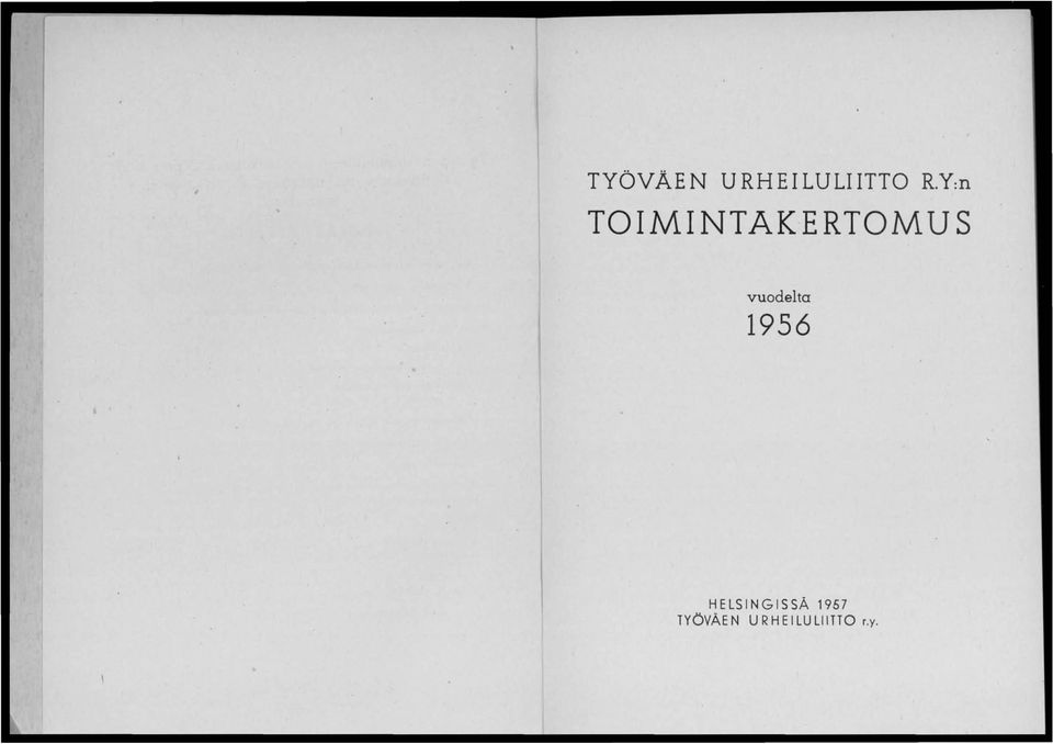 vuodelta 1956 HELSINGISSÄ