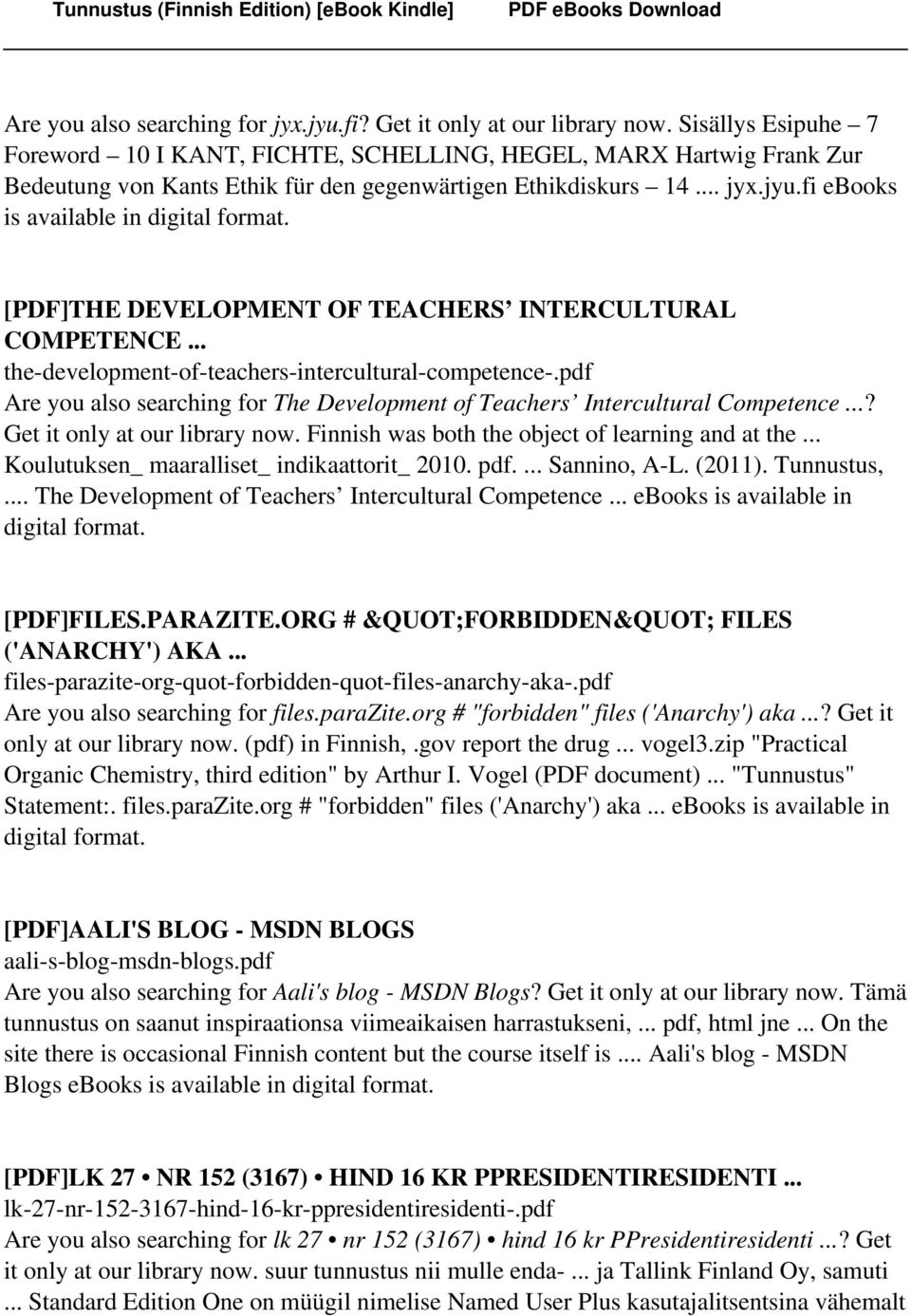 fi ebooks is available in [PDF]THE DEVELOPMENT OF TEACHERS INTERCULTURAL COMPETENCE... the-development-of-teachers-intercultural-competence-.