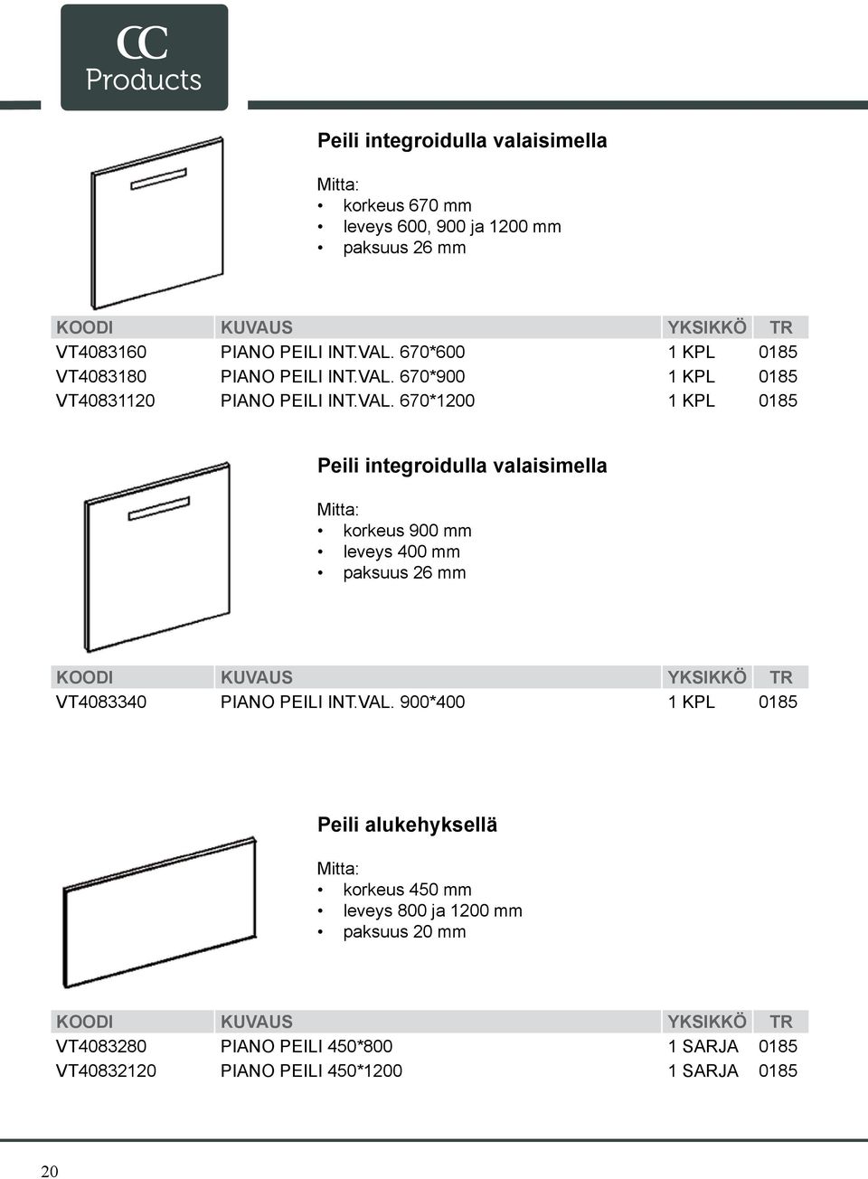 670*900 1 KPL 0185 VT40831120 PIANO PEILI INT.VAL.