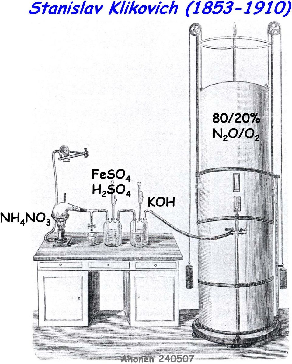 N 2 O/O 2 FeSO 4 H