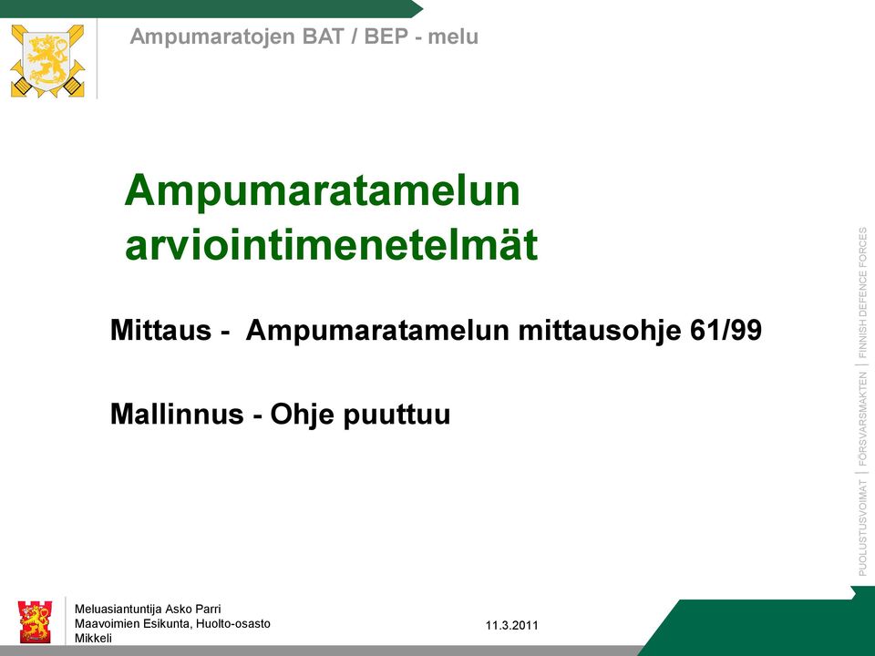 Mittaus -  mittausohje