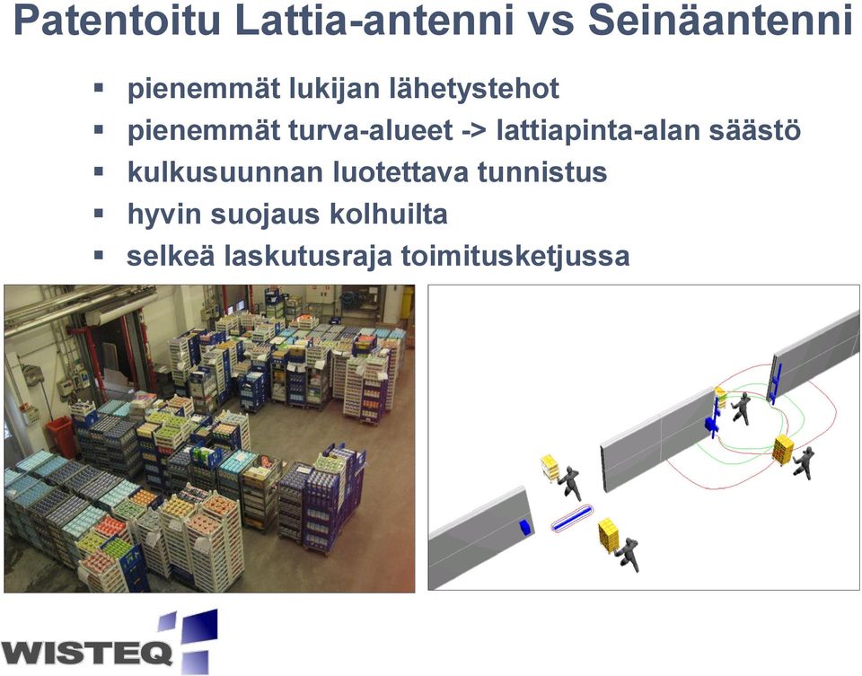 lattiapinta-alan säästö kulkusuunnan luotettava