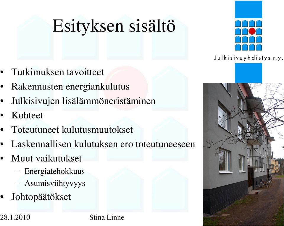 Toteutuneet kulutusmuutokset Laskennallisen kulutuksen ero