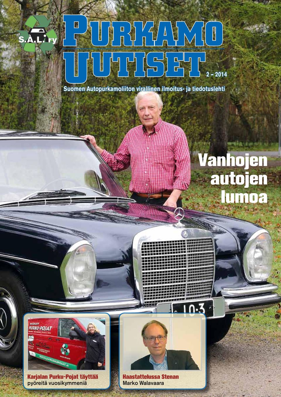 autojen lumoa Karjalan Purku-Pojat täyttää