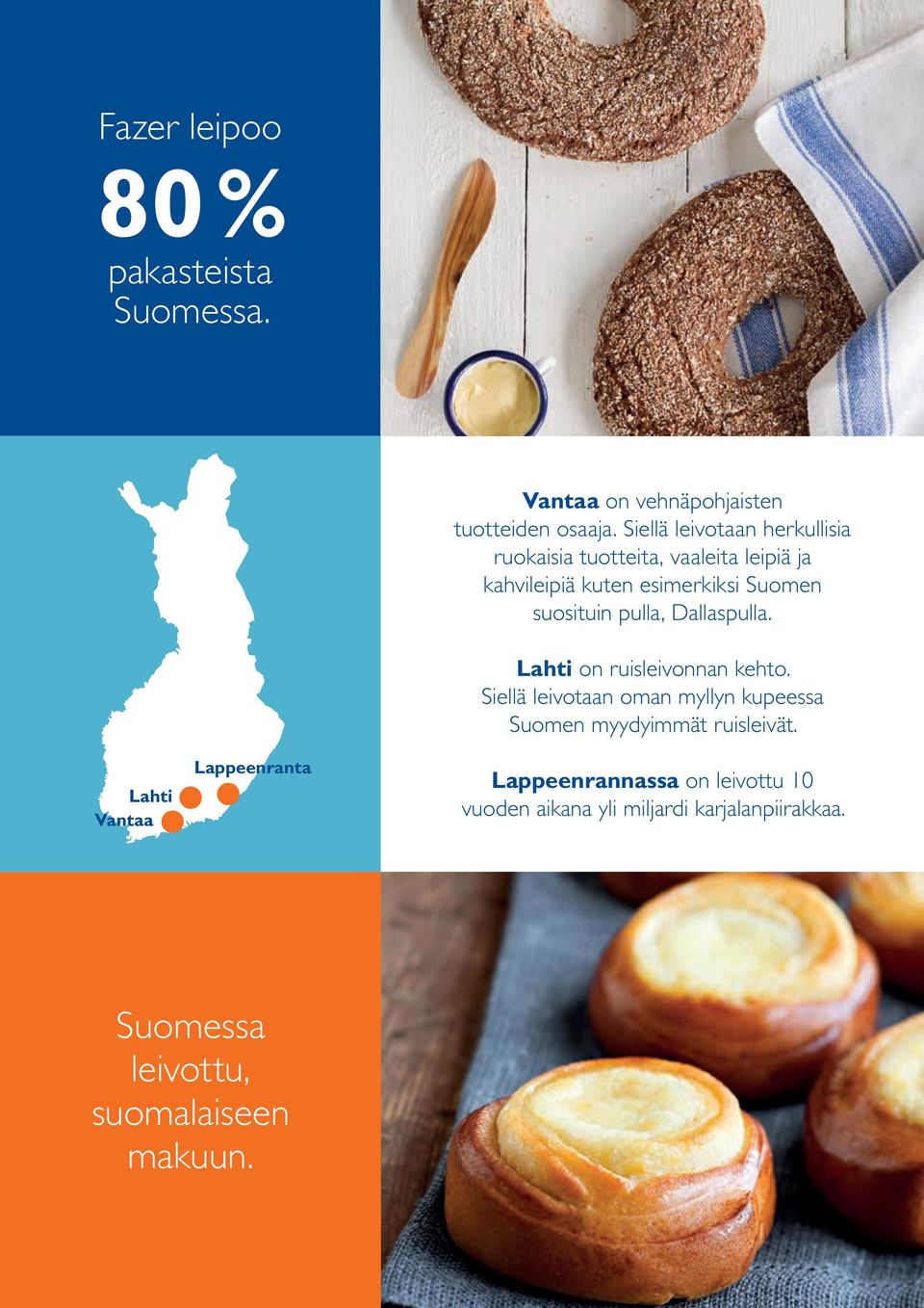 pulla, Dallaspulla. Lahti on ruisleivonnan kehto.