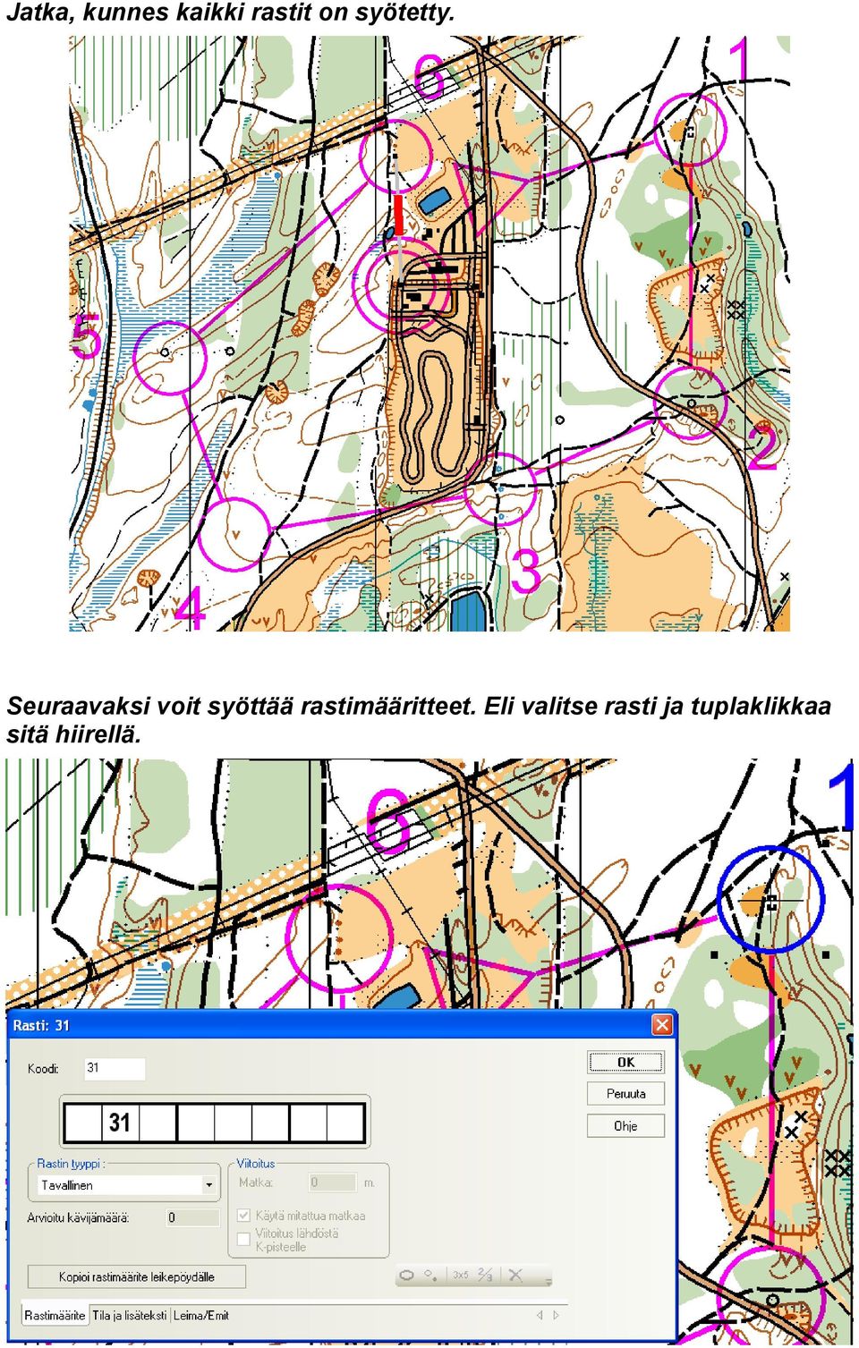 Seuraavaksi voit syöttää