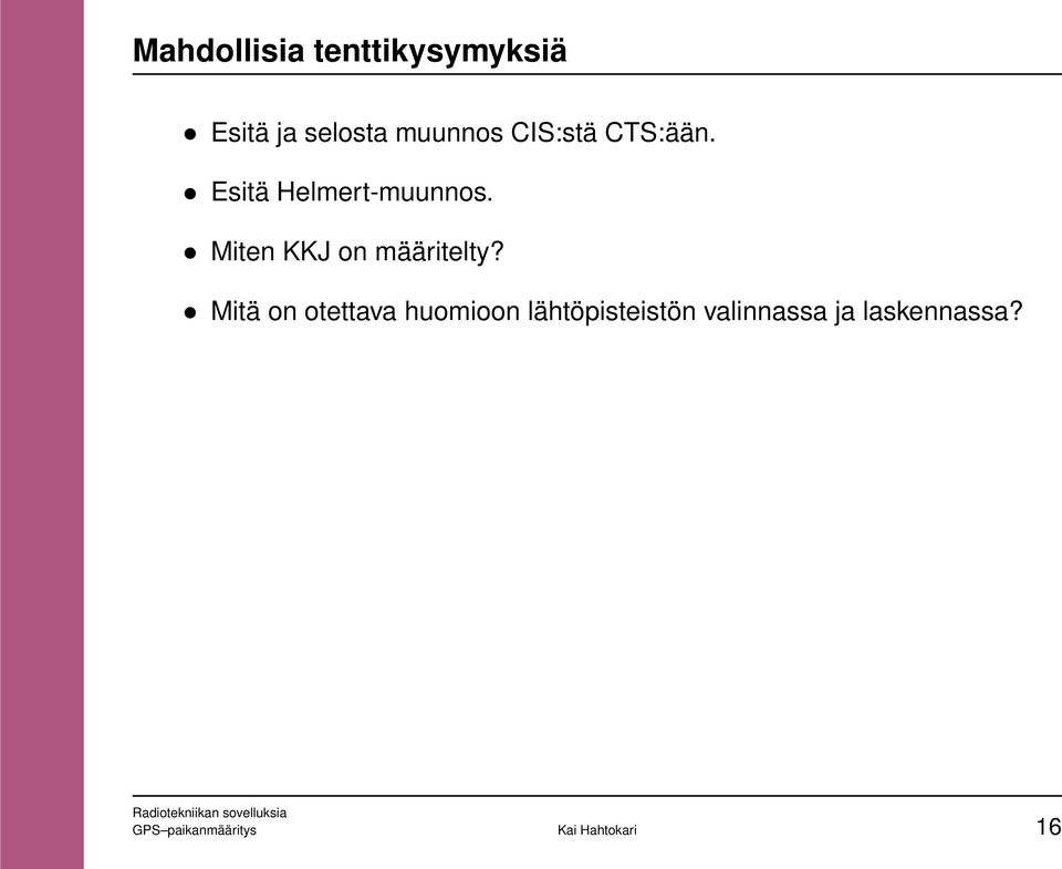 Miten KKJ on määritelty?