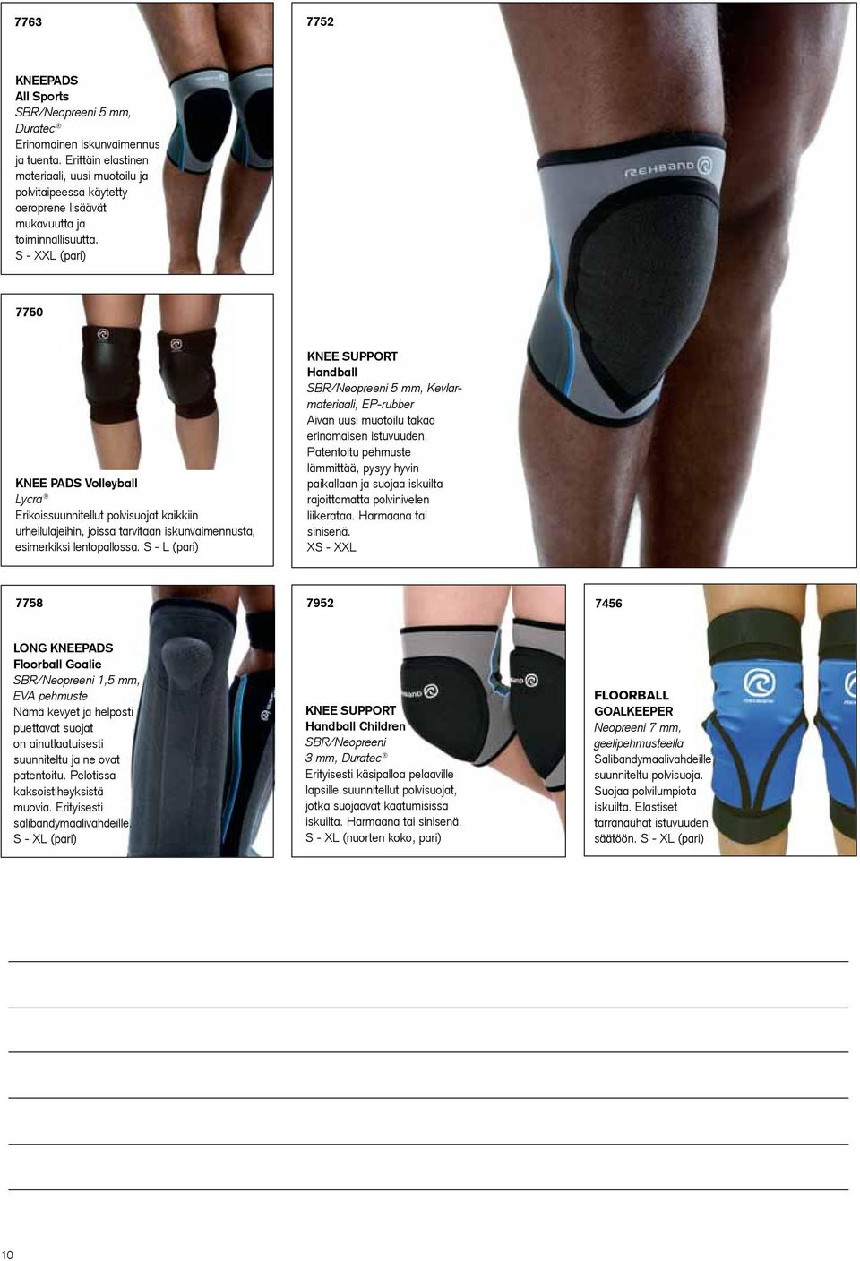 S - XXL (pari) 7750 KNEE PADS Volleyball Lycra Erikoissuunnitellut polvisuojat kaikkiin urheilulajeihin, joissa tarvitaan iskunvaimennusta, esimerkiksi lentopallossa.