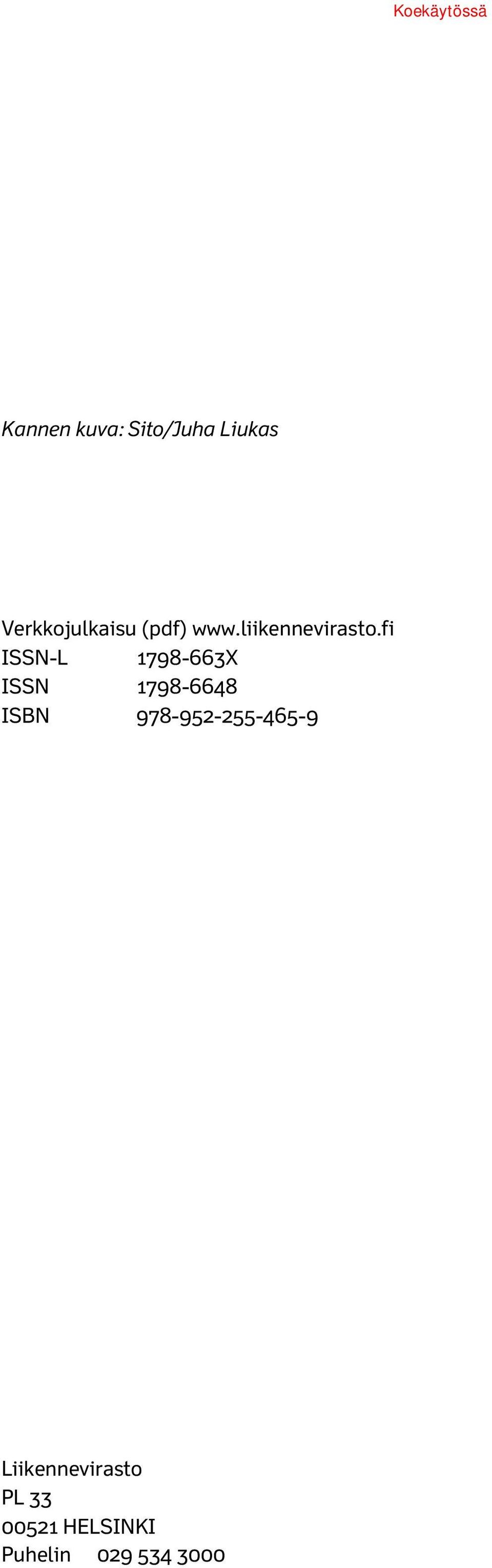 fi ISSN-L 1798-663X ISSN 1798-6648 ISBN