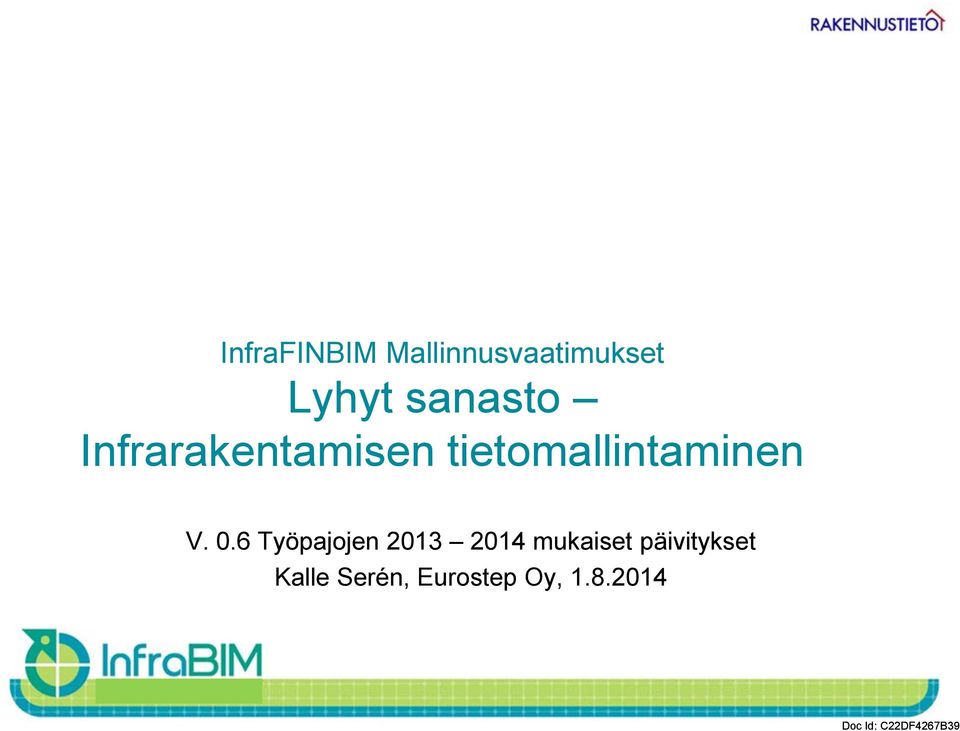 tietomallintaminen V. 0.