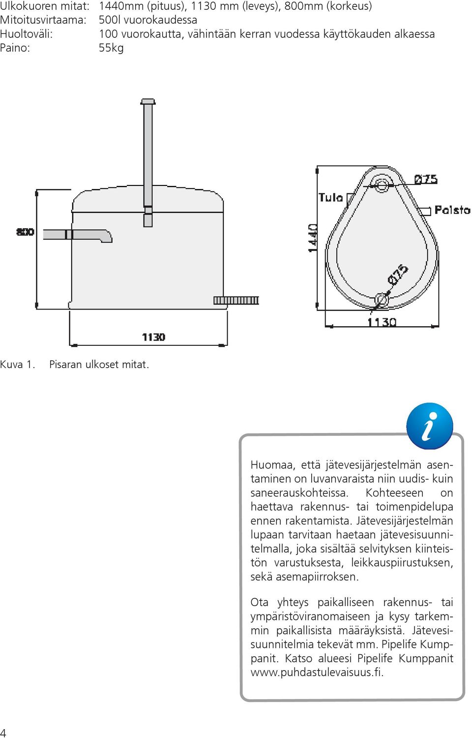 Kohteeseen on haettava rakennus- tai toimenpidelupa ennen rakentamista.