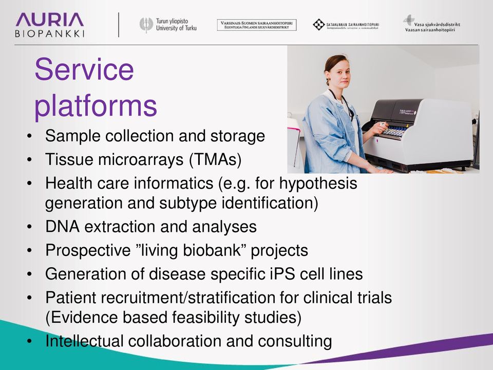 living biobank projects Generation of disease specific ips cell lines Patient