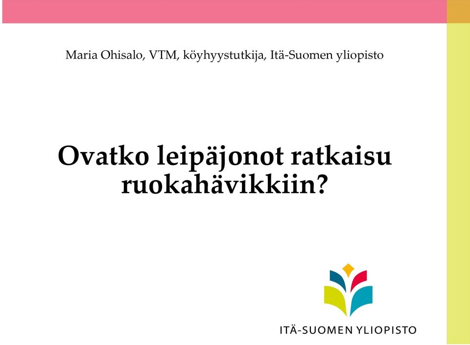 Itä-Suomen yliopisto