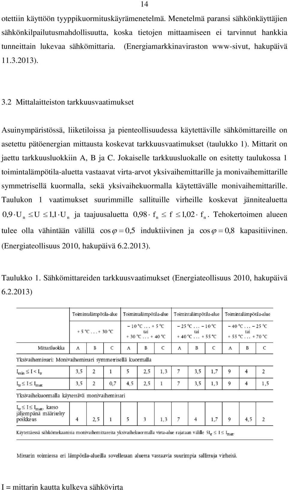 (Energiamarkkinaviraston www-sivut, hakupäivä 11.3.2013). 3.