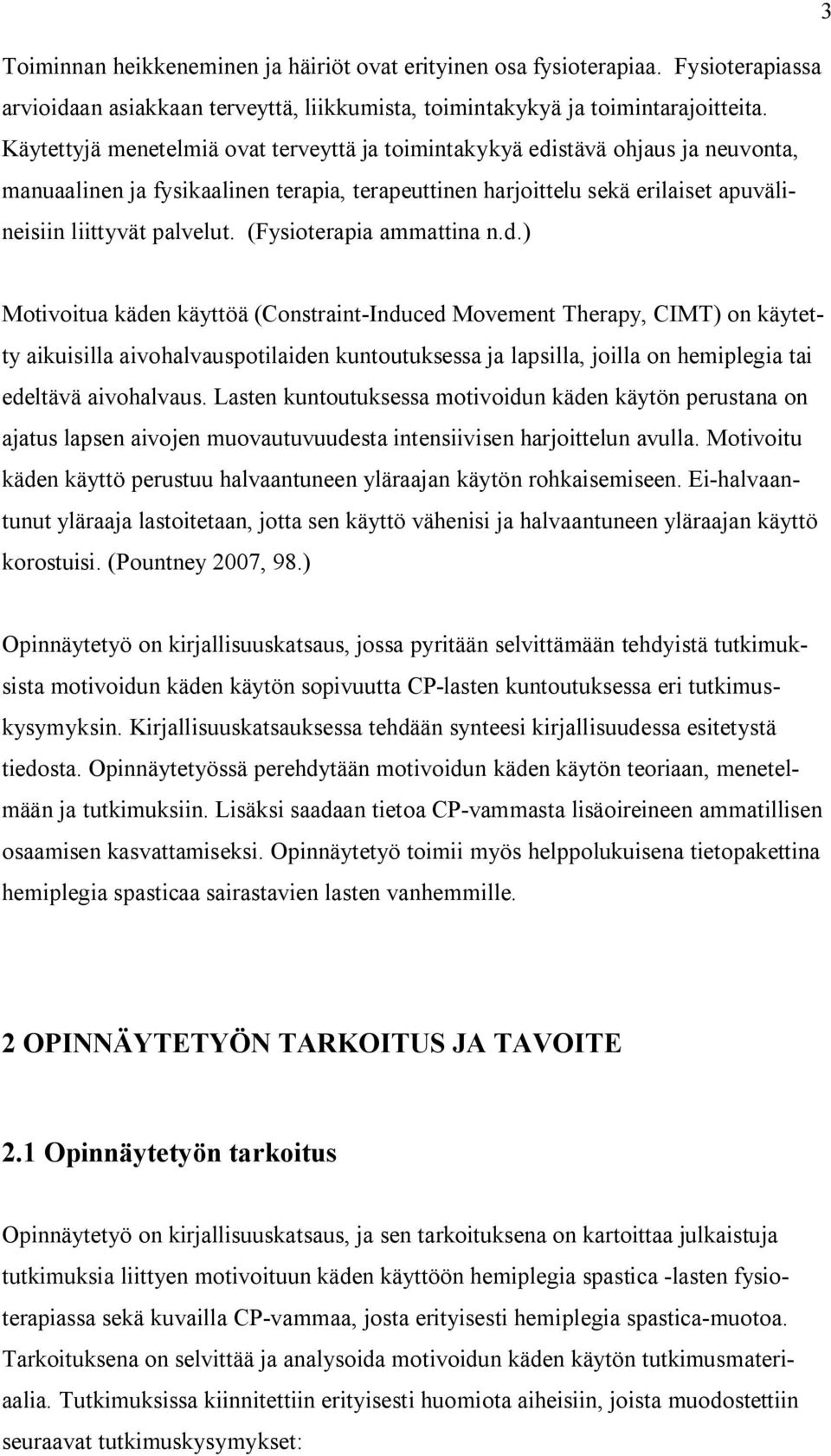 (Fysioterapia ammattina n.d.