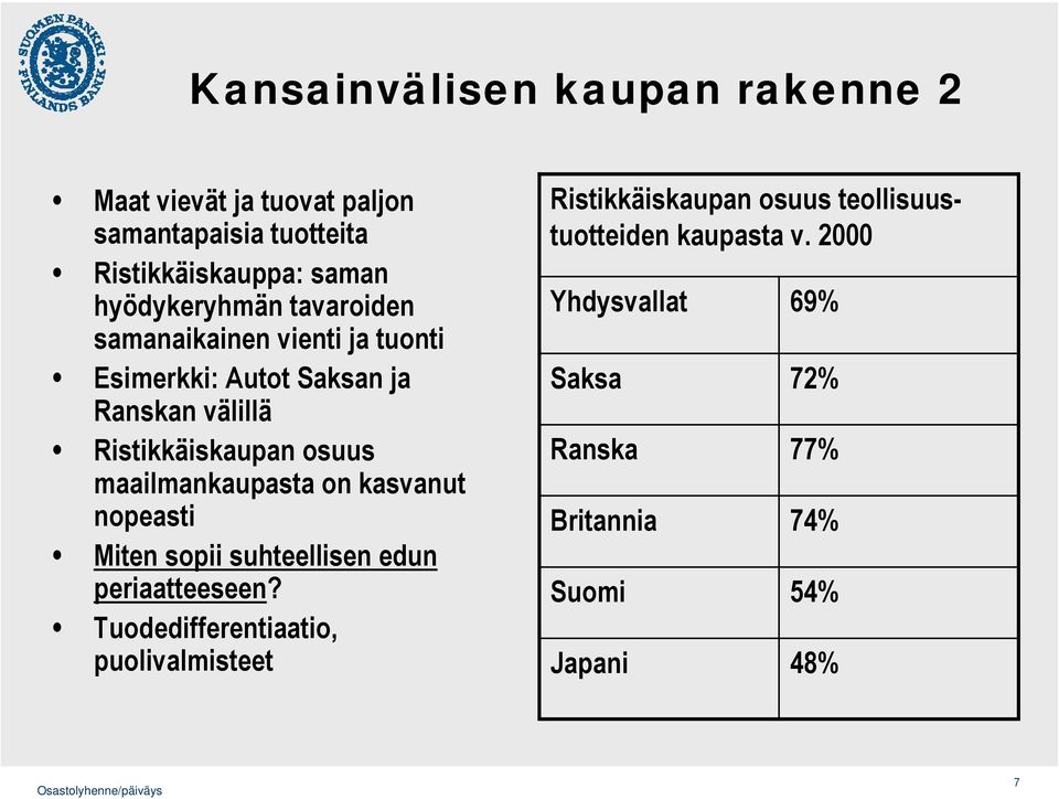 maailmankaupasta on kasvanut nopeasti Miten sopii suhteellisen edun periaatteeseen?