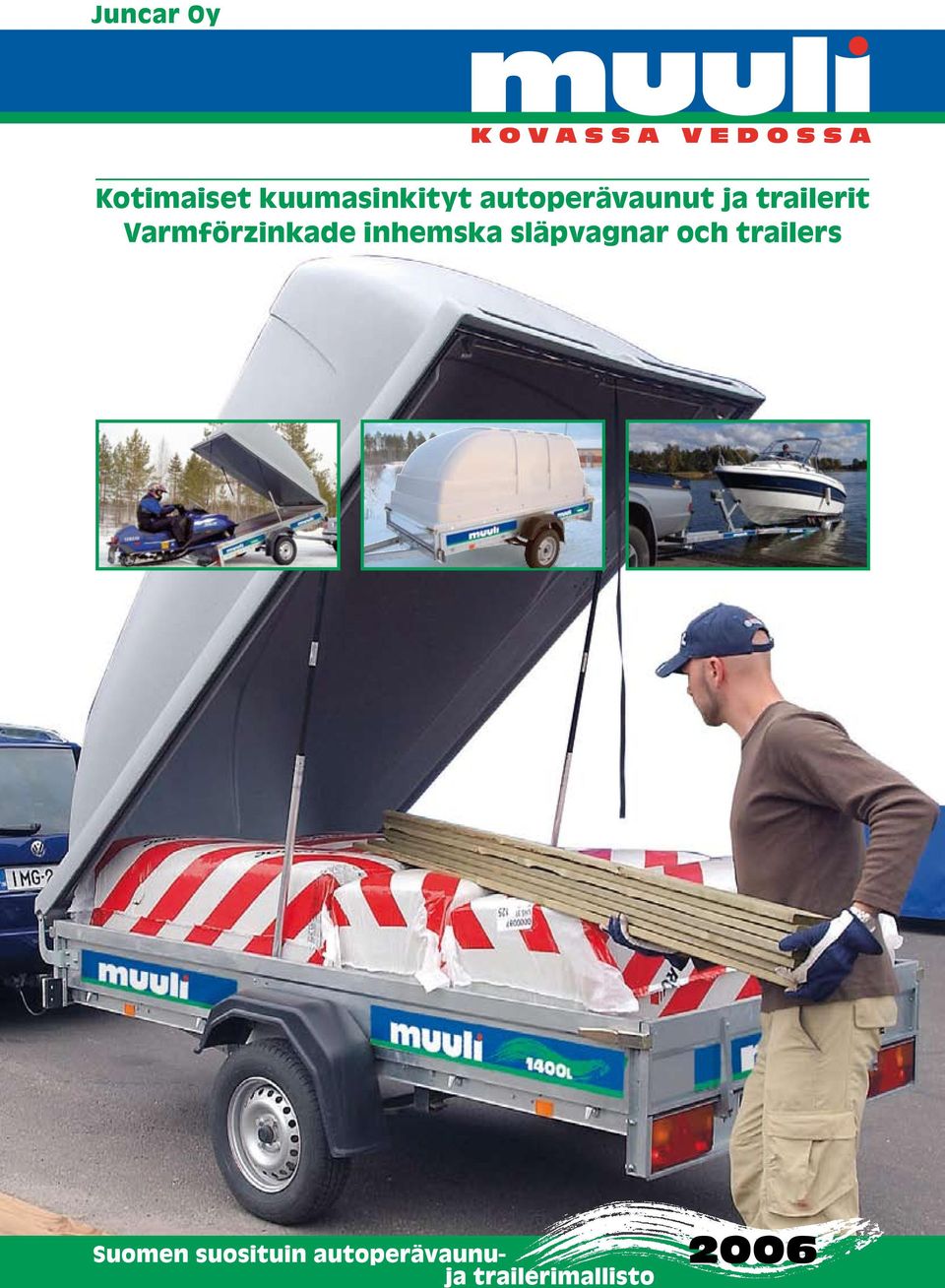 trailerit Varmförzinkade