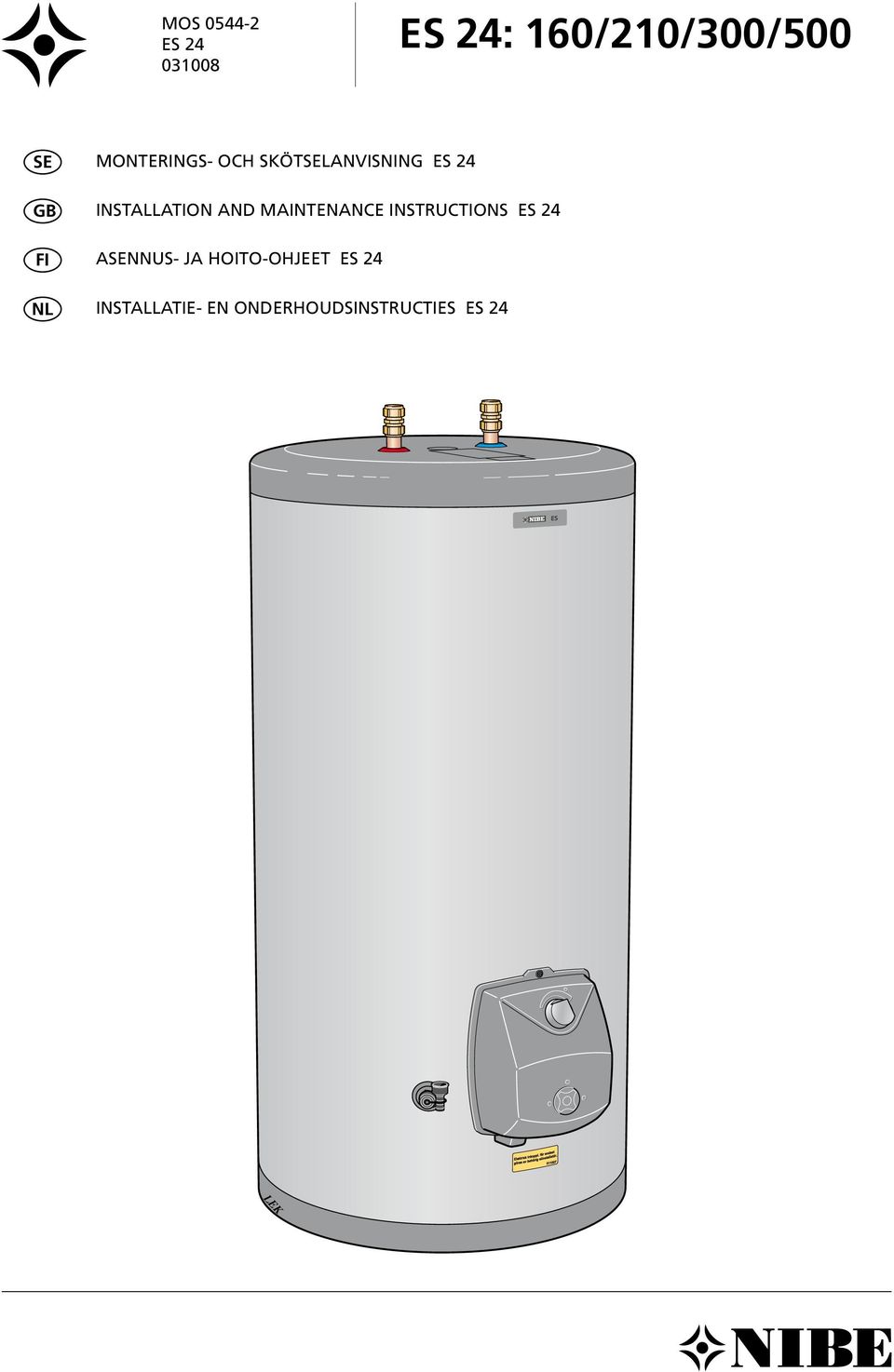 AN MAINTENANCE INSTRUCTIONS ES ASENNUS- JA