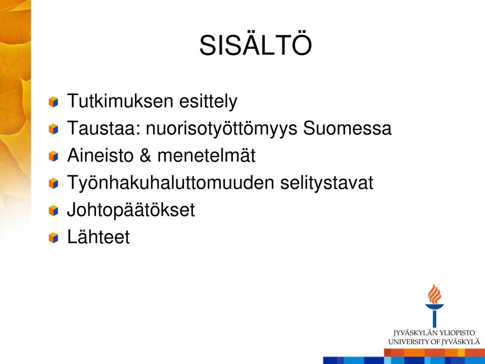 Aineisto & menetelmät