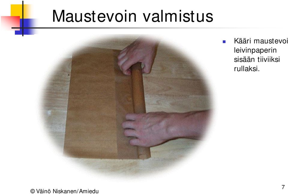 leivinpaperin sisään