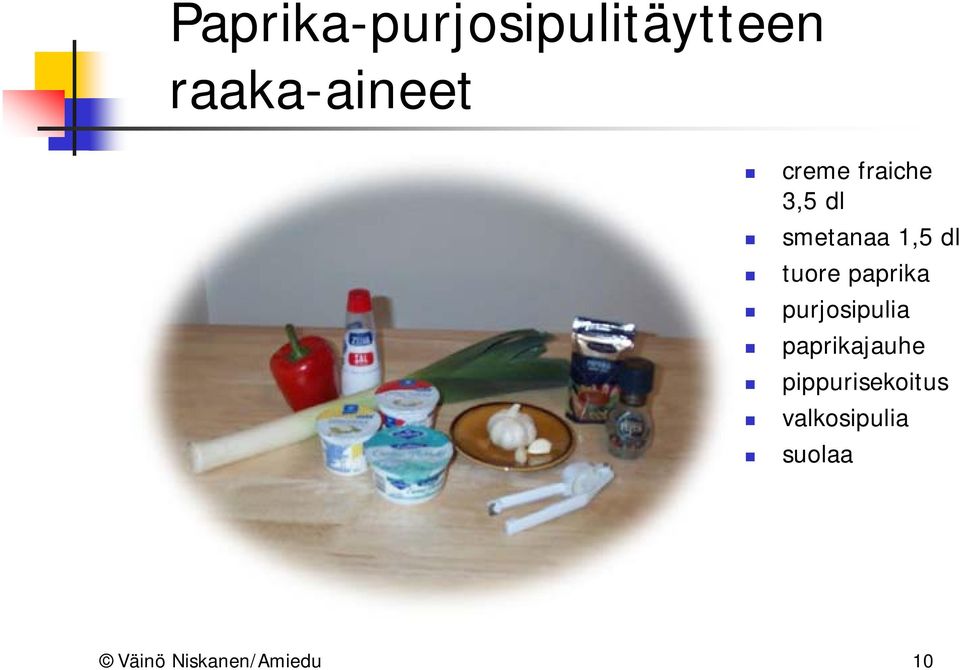 paprika purjosipulia paprikajauhe