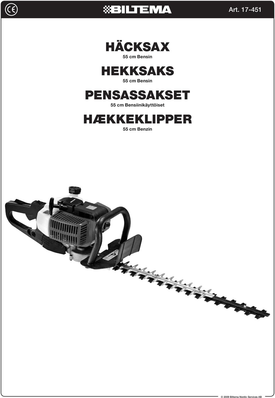 Pensassakset 55 cm