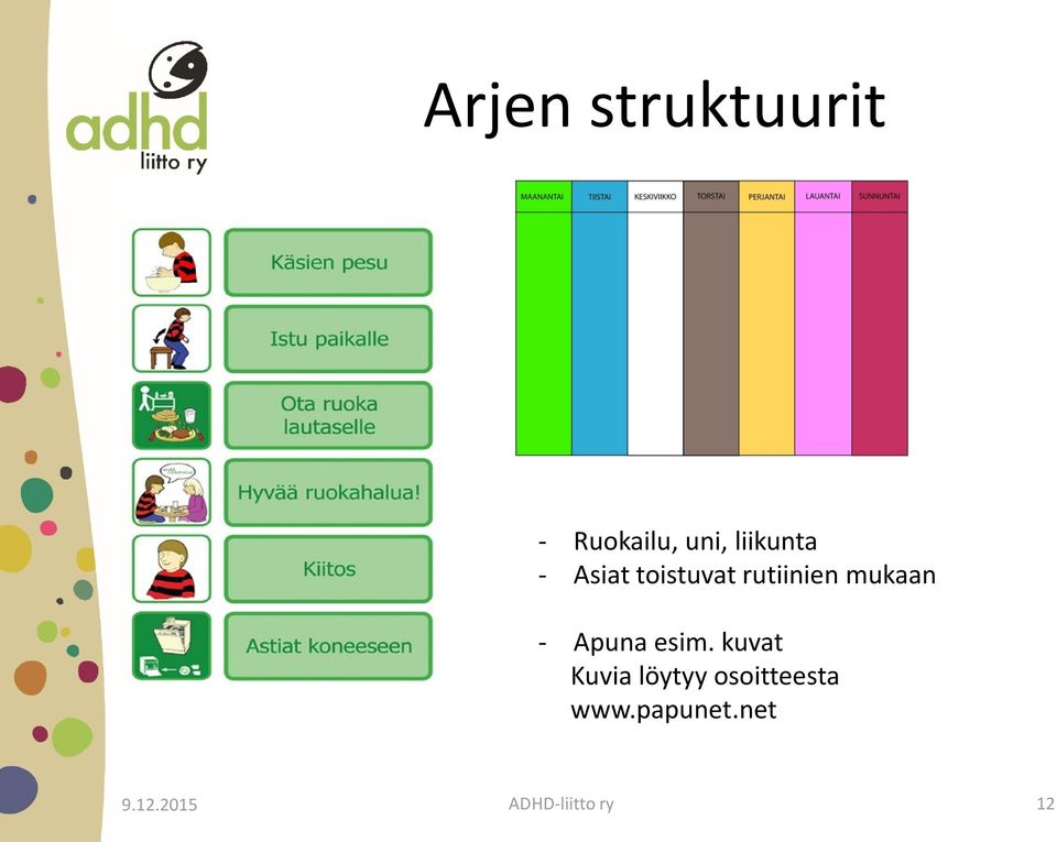 mukaan - Apuna esim.