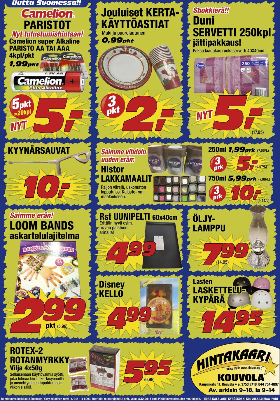 LOOM BANDS askartelulajitelma pkt (5,) ROTEX- ROTANMYRKKY Vilja 4x50g Sellaisenaan käyttövalmis syötti, joka tehoaa hiiriin kertasyönnillä ja menehtyminen tapahtuu noin viikon sisällä.