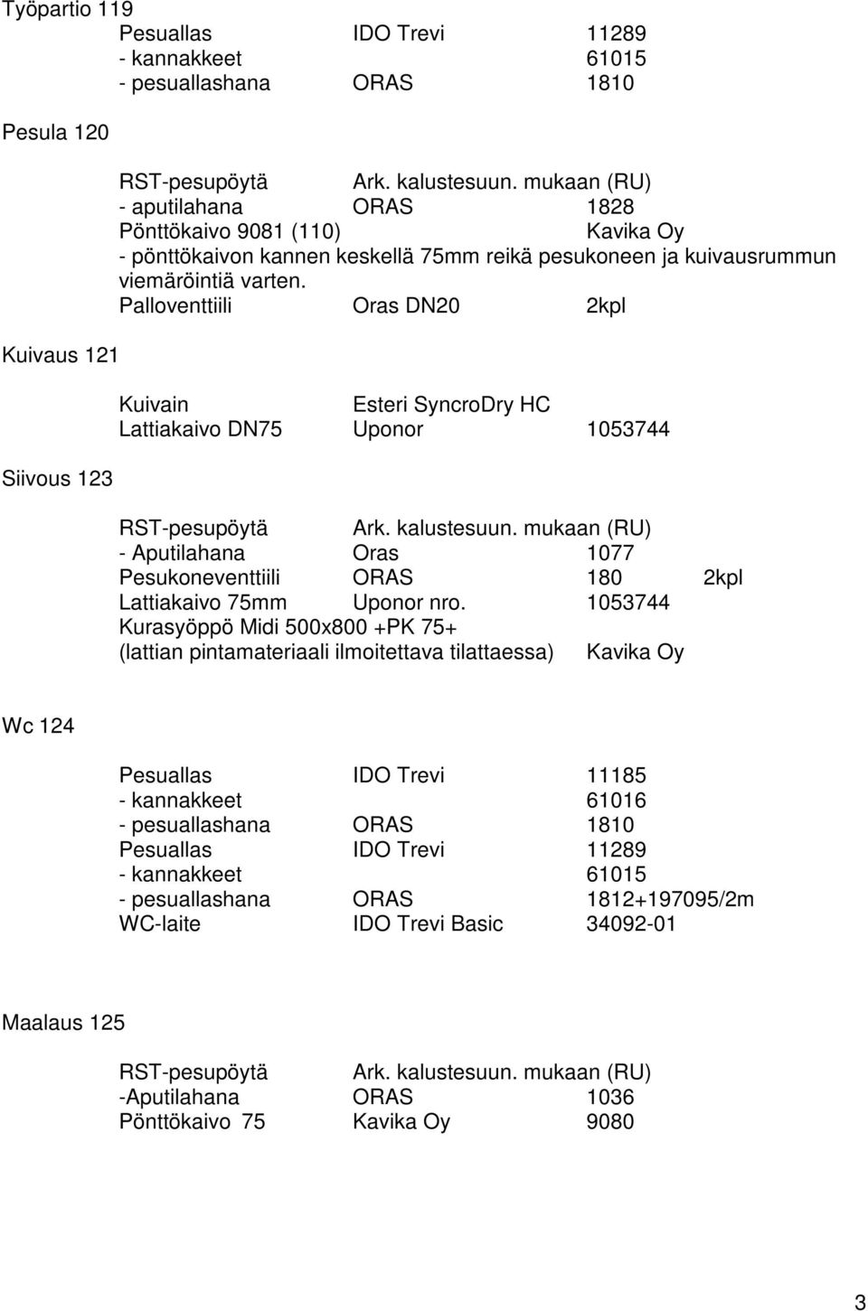 Palloventtiili Oras DN20 2kpl Kuivain Esteri SyncroDry HC - Aputilahana Oras 1077 Pesukoneventtiili ORAS 180 2kpl