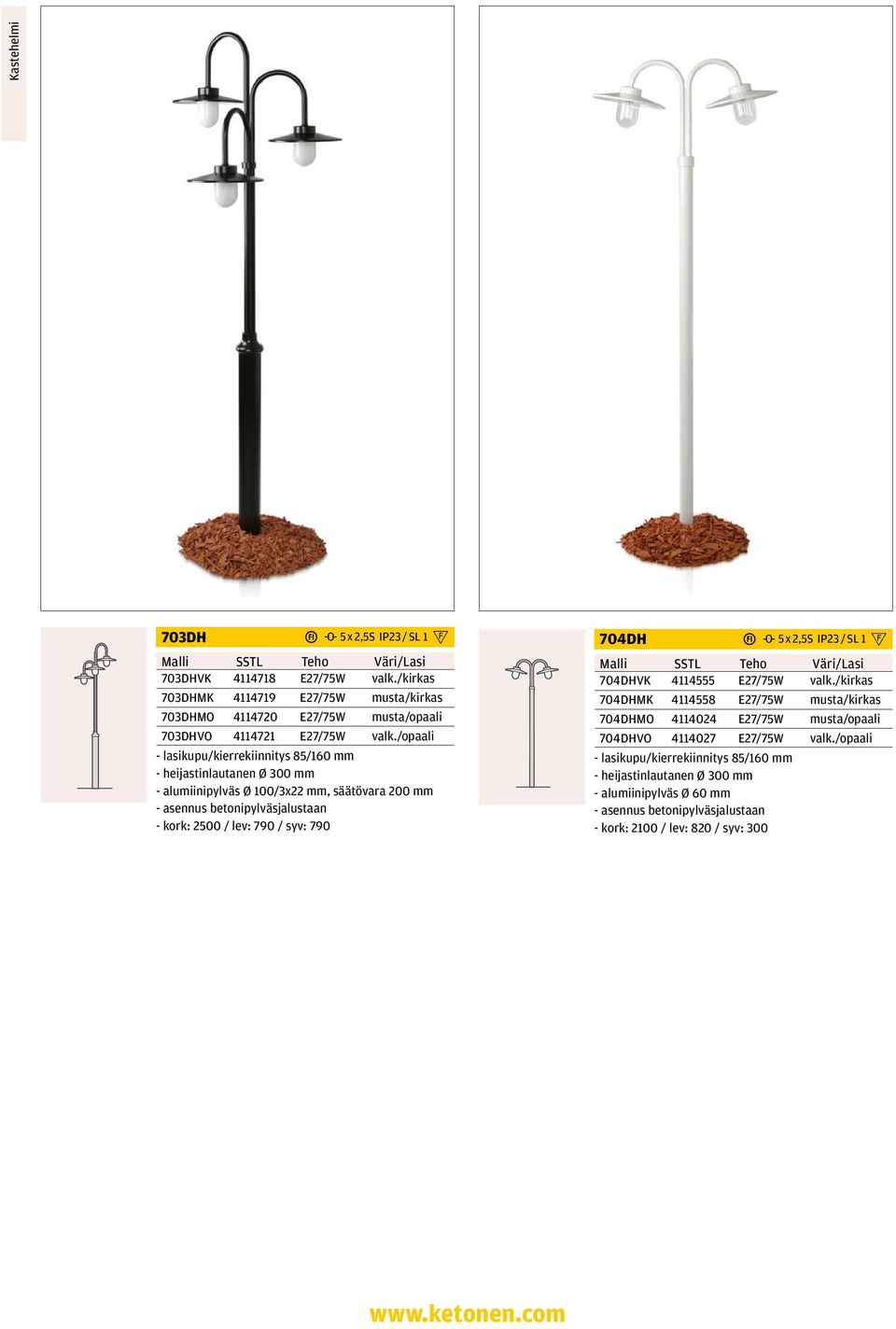 /opaali - lasikupu/kierrekiinnitys 85/160 mm - heijastinlautanen Ø 300 mm - alumiinipylväs Ø 100/3x22 mm, säätövara 200 mm - kork: 2500 / lev: 790 /