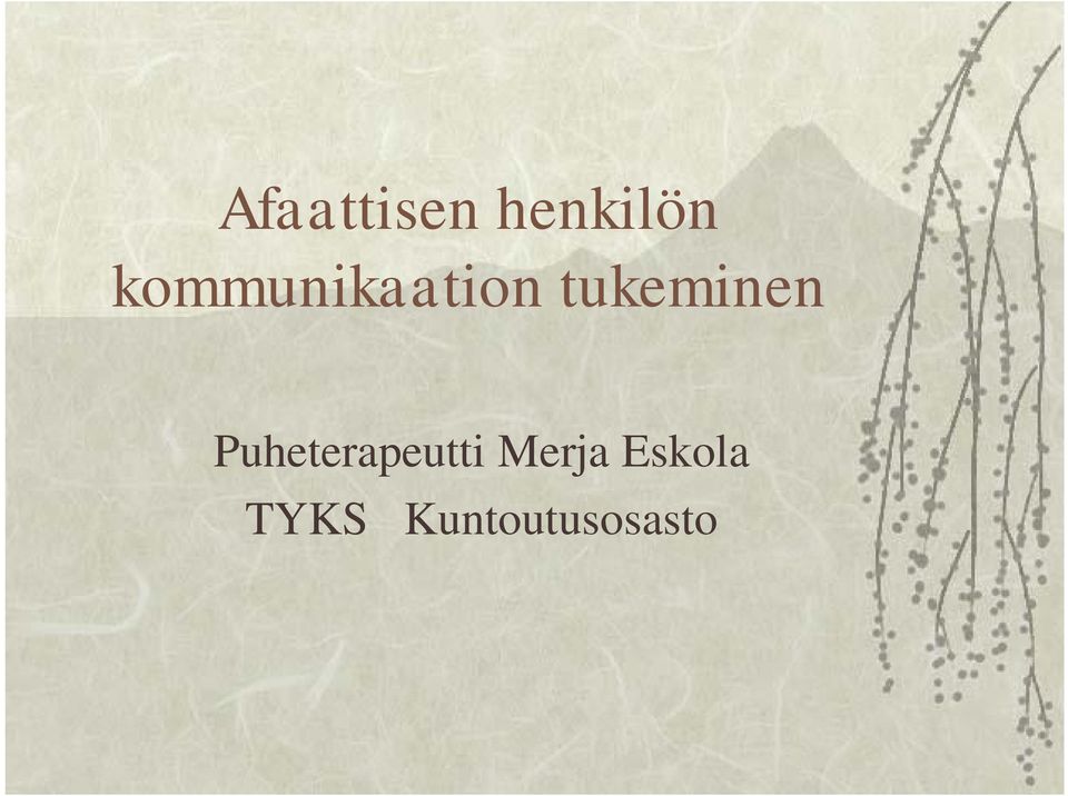 tukeminen