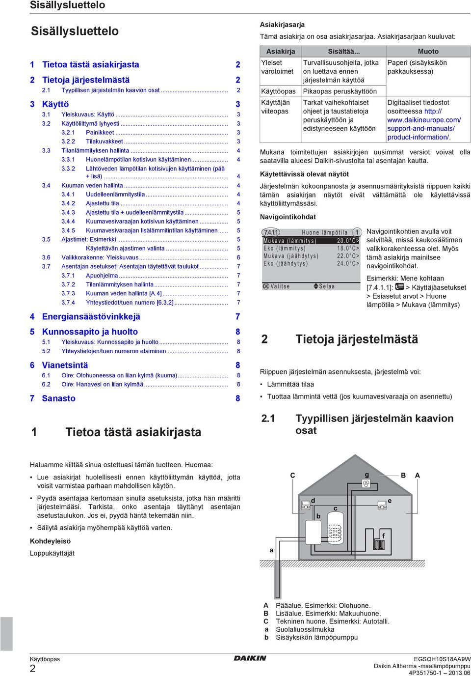 .. 4 3.4 Kuuman veden hallinta... 4 3.4.1 Uudelleenlämmitystila... 4 3.4.2 Ajastettu tila... 4 3.4.3 Ajastettu tila + uudelleenlämmitystila... 5 3.4.4 Kuumavesivaraajan kotisivun käyttäminen... 5 3.4.5 Kuumavesivaraajan lisälämmitintilan käyttäminen.