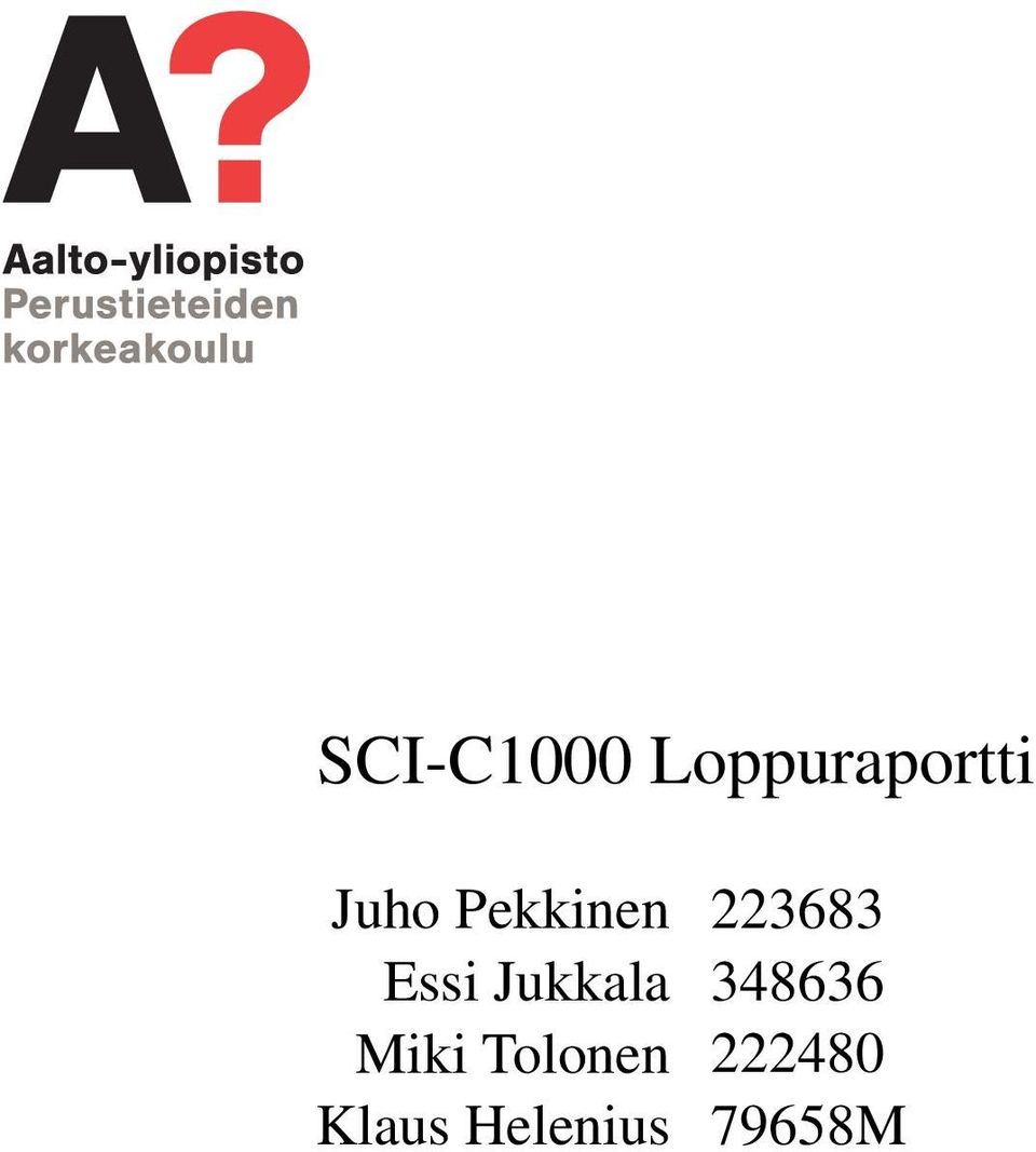 Miki Tolonen Klaus