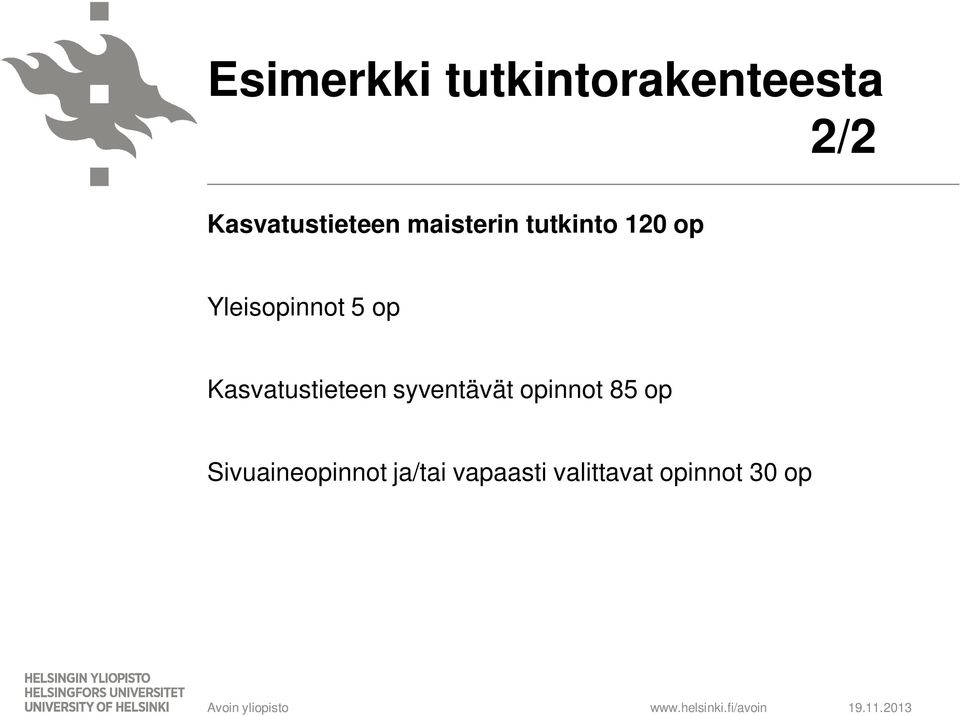 Yleisopinnot 5 op Kasvatustieteen syventävät