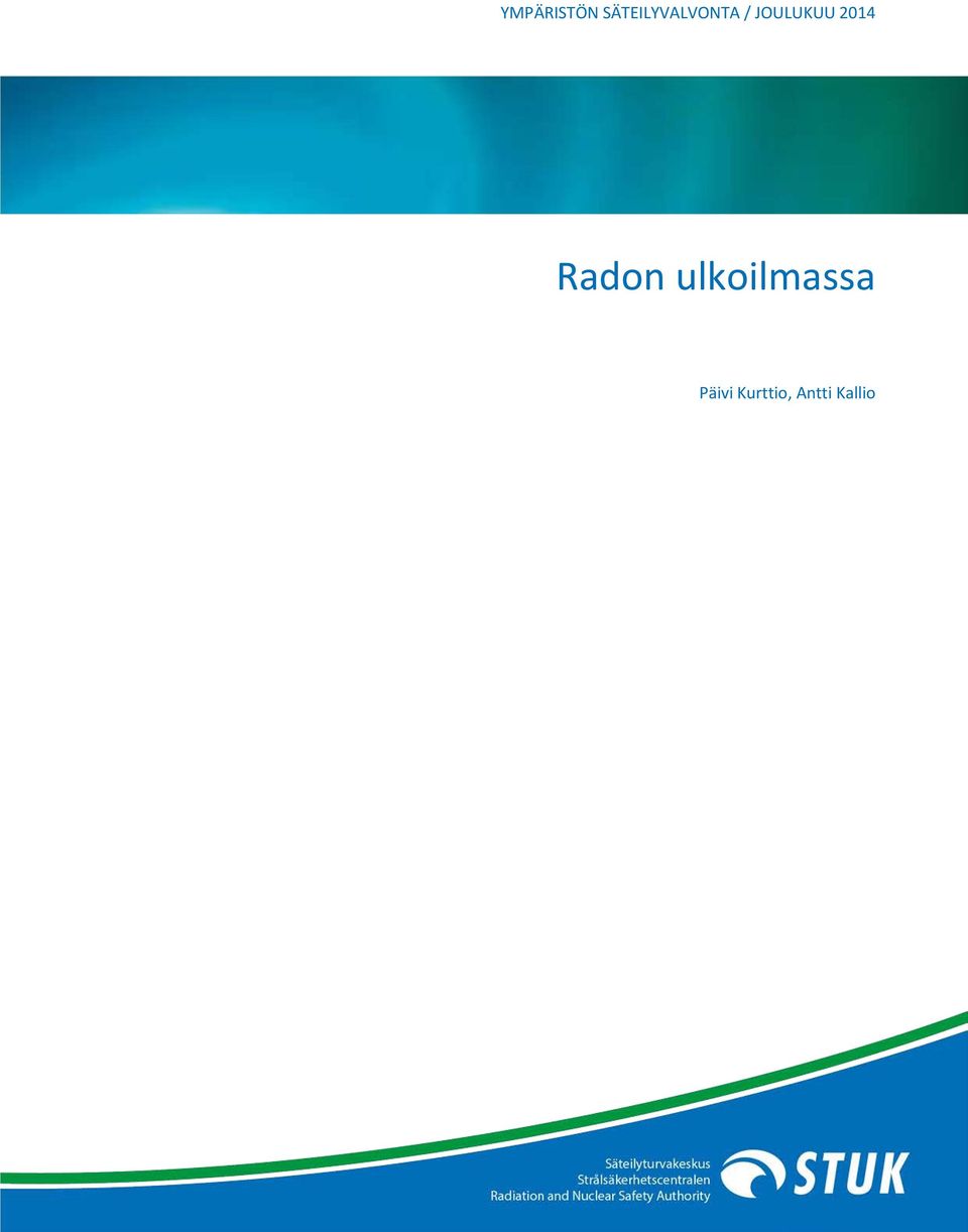 JOULUKUU 2014 Radon