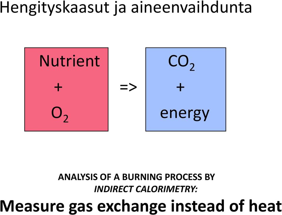 ANALYSIS OF A BURNING PROCESS BY