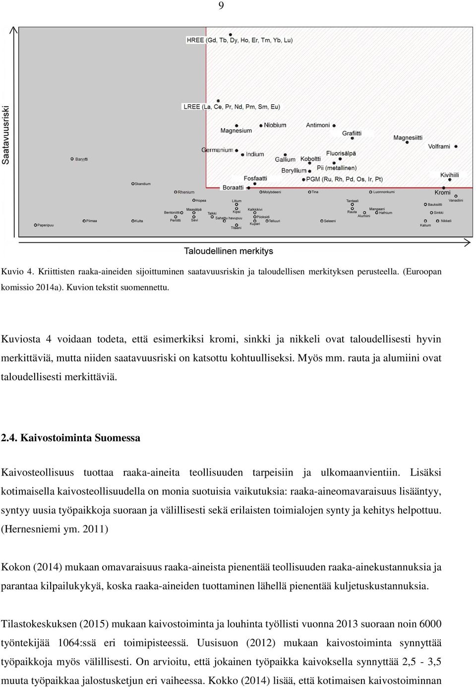 rauta ja alumiini ovat taloudellisesti merkittäviä. 2.4. Kaivostoiminta Suomessa Kaivosteollisuus tuottaa raaka-aineita teollisuuden tarpeisiin ja ulkomaanvientiin.