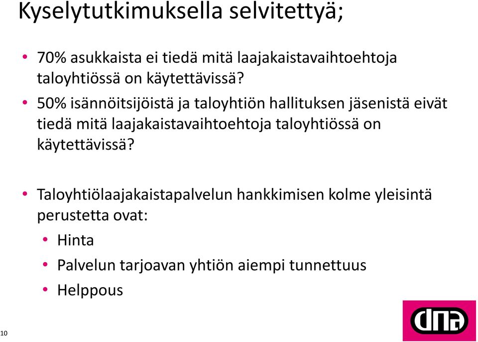 50% isännöitsijöistä ja taloyhtiön hallituksen jäsenistä eivät tiedä mitä