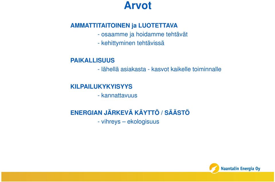 asiakasta - kasvot kaikelle toiminnalle KILPAILUKYKYISYYS -