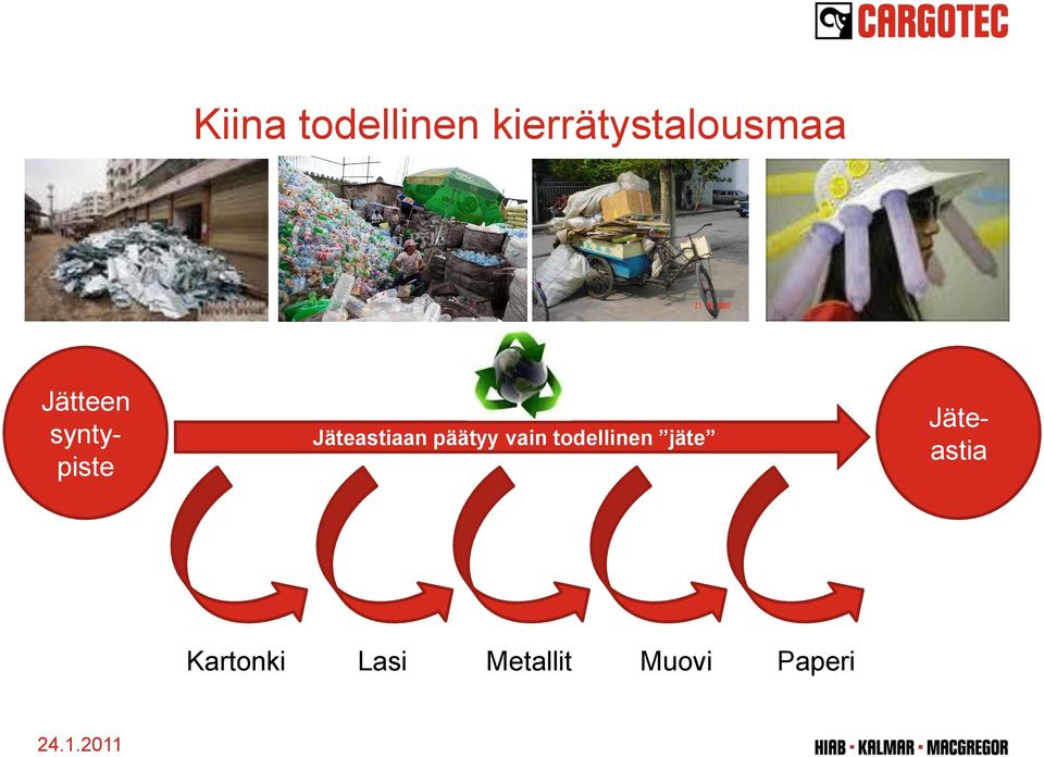 päätyy vain todellinen jäte