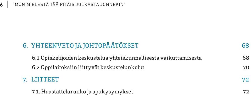 1 Opiskelijoiden keskustelua yhteiskunnallisesta