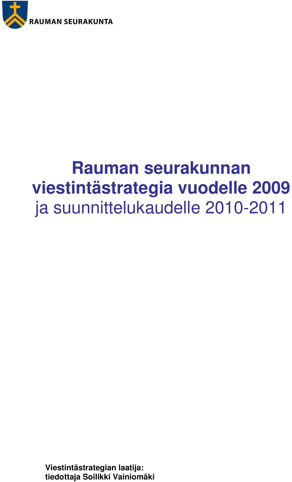 suunnittelukaudelle 2010-2011