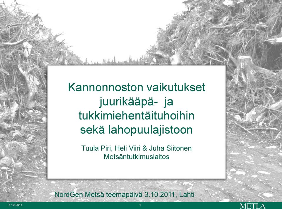 Tuula Piri, Heli Viiri & Juha Siitonen