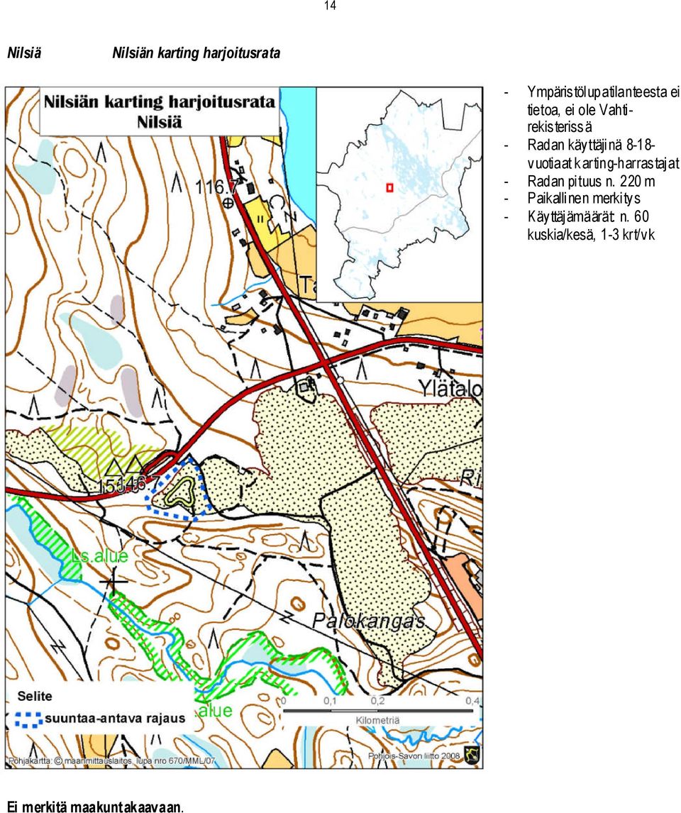 Ympäristölupatilanteesta ei tietoa, ei ole Vahtirekisterissä