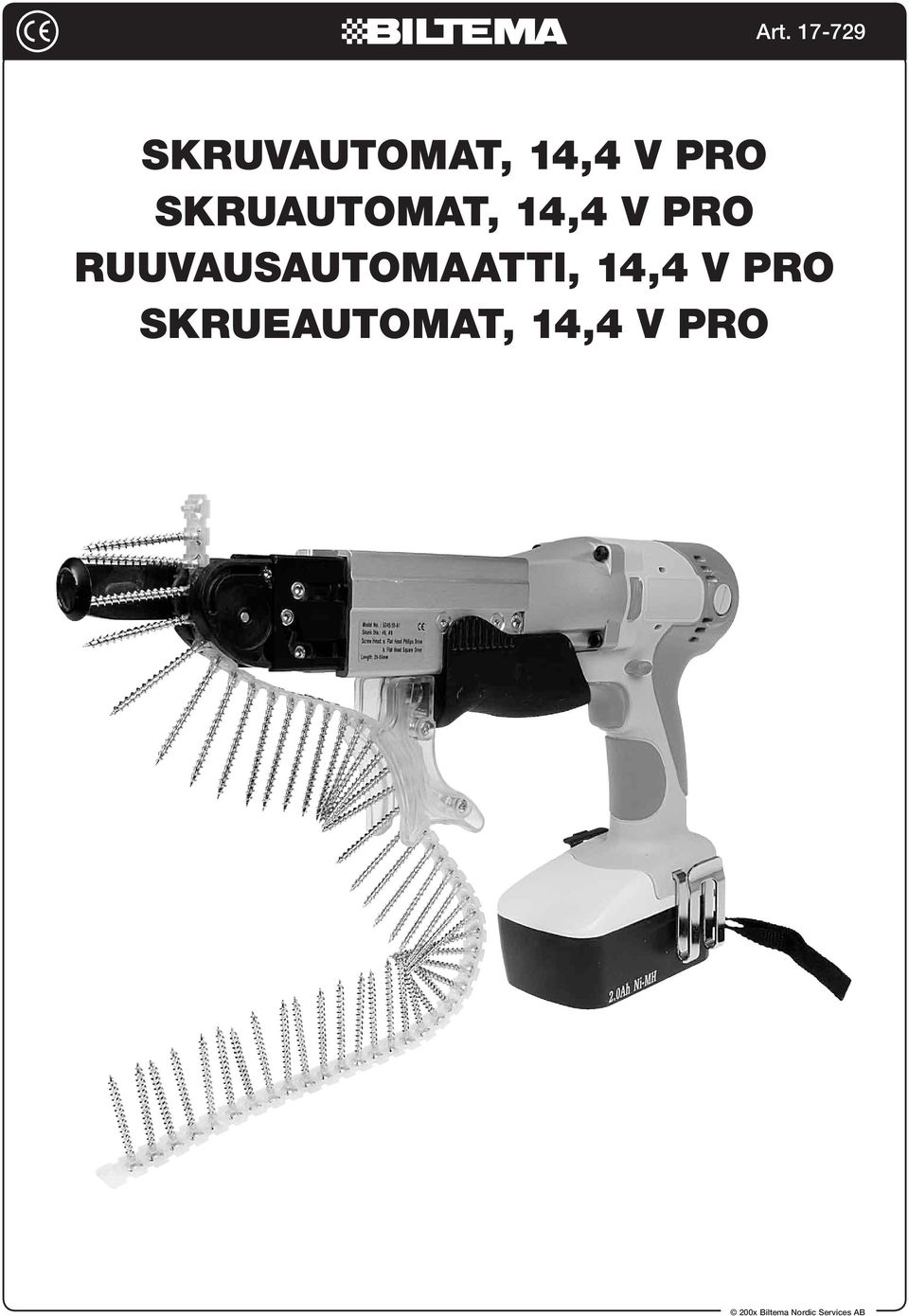 Ruuvausautomaatti, 14,4 V