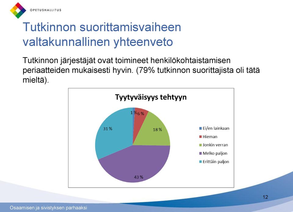 henkilökohtaistamisen periaatteiden mukaisesti