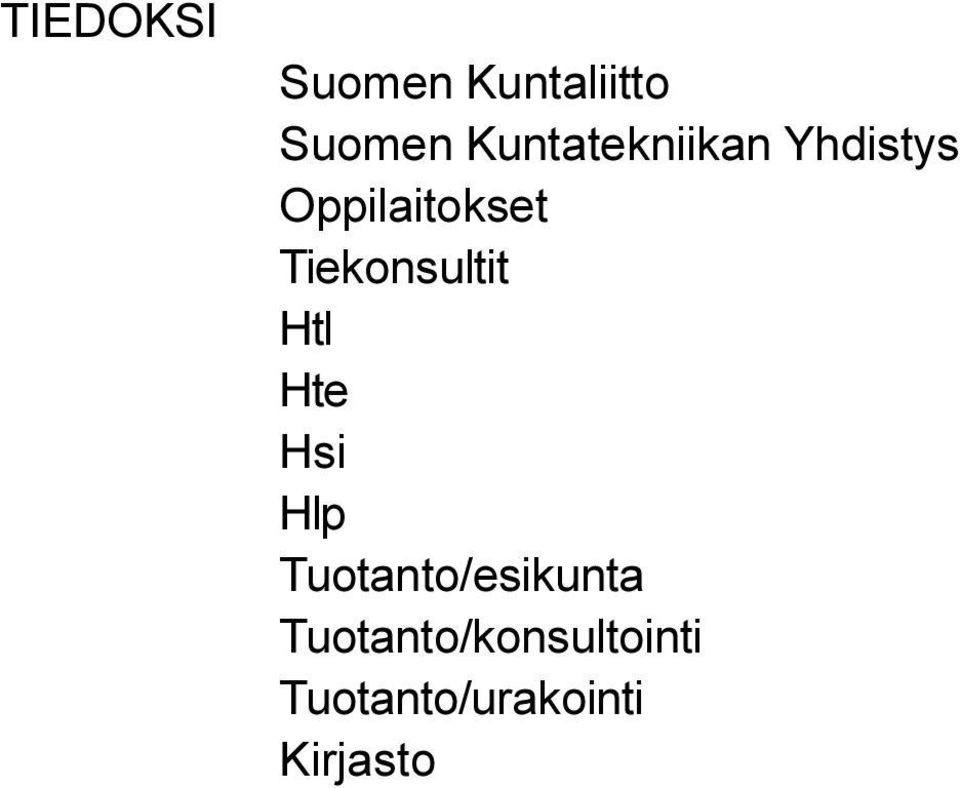 Tiekonsultit Htl Hte Hsi Hlp