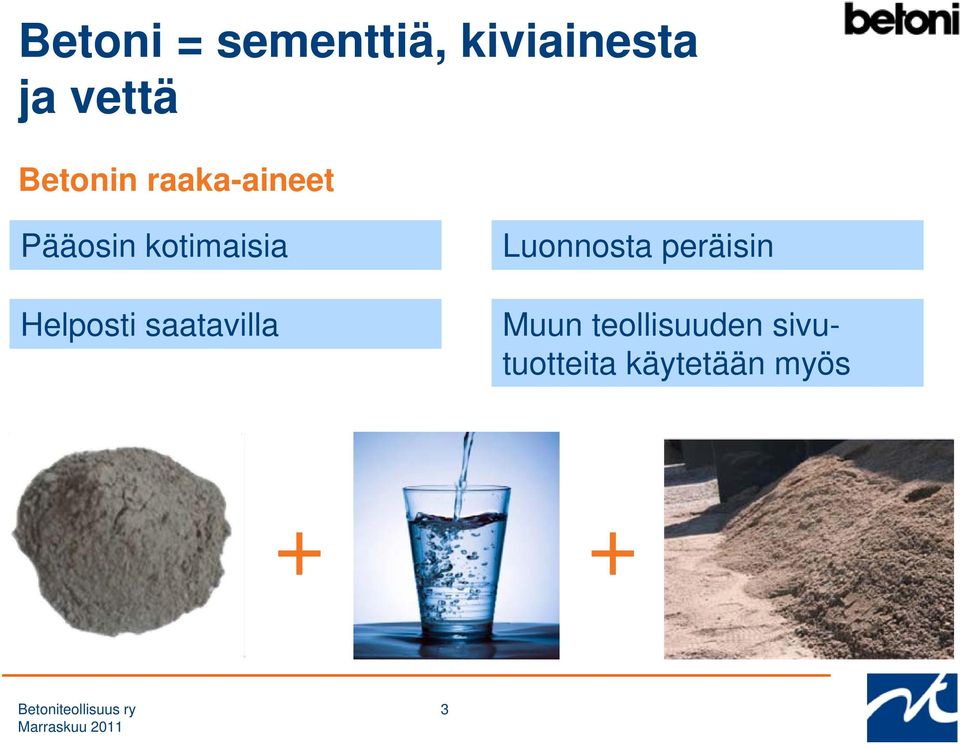 Helposti saatavilla Luonnosta peräisin